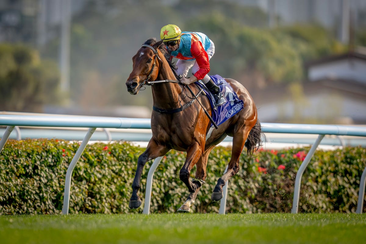 Ka Ying Rising surges into Hong Kong racing history with 18th straight win