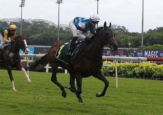 God's Gift lands from the clouds