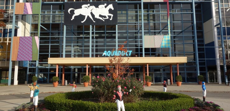 New York racetrack turned into hospital