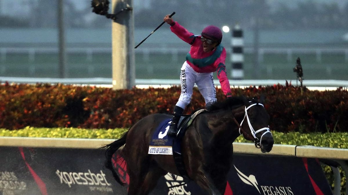 US Jockey Javier Castellano in isolation