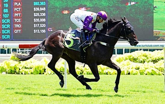 Kid Blazes through for first victory