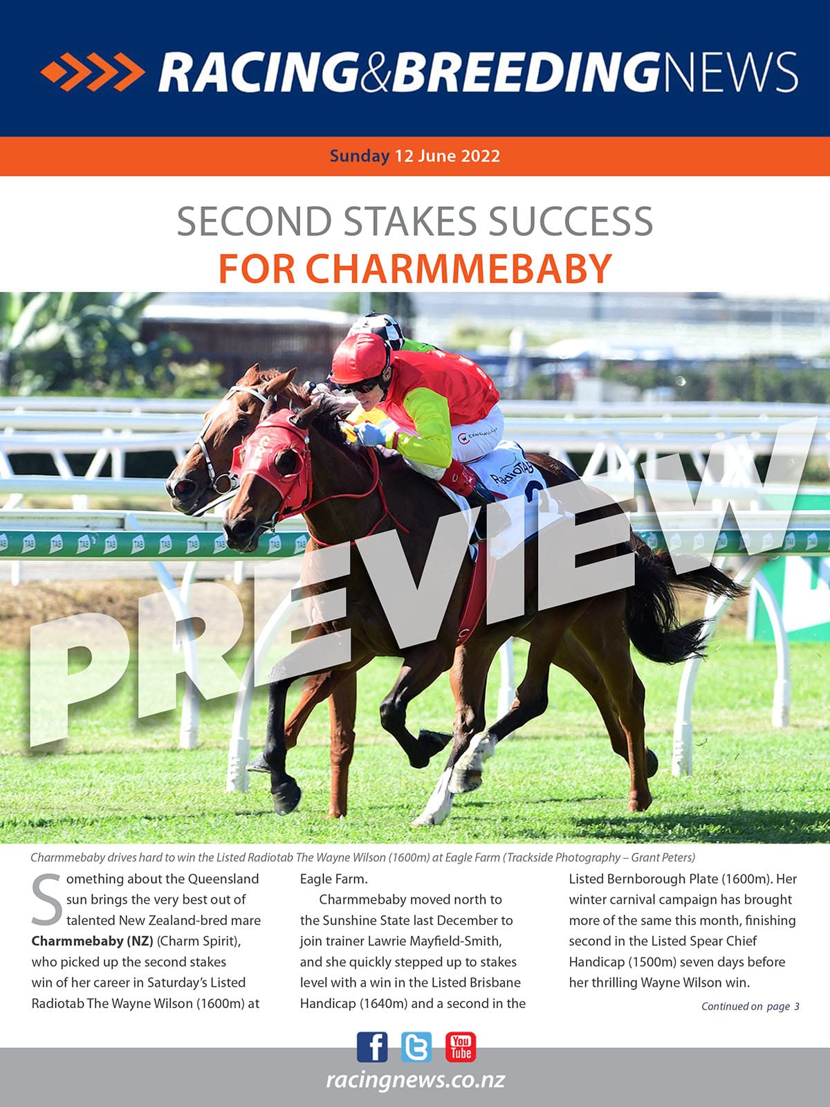 NZ Racing and Breeding News – 12 June 2022