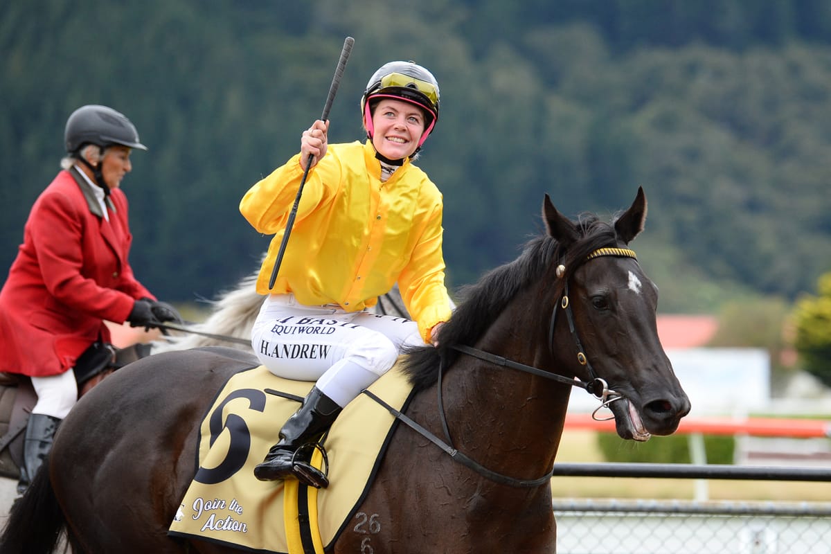 Holly Andrew swapping rifles for reins