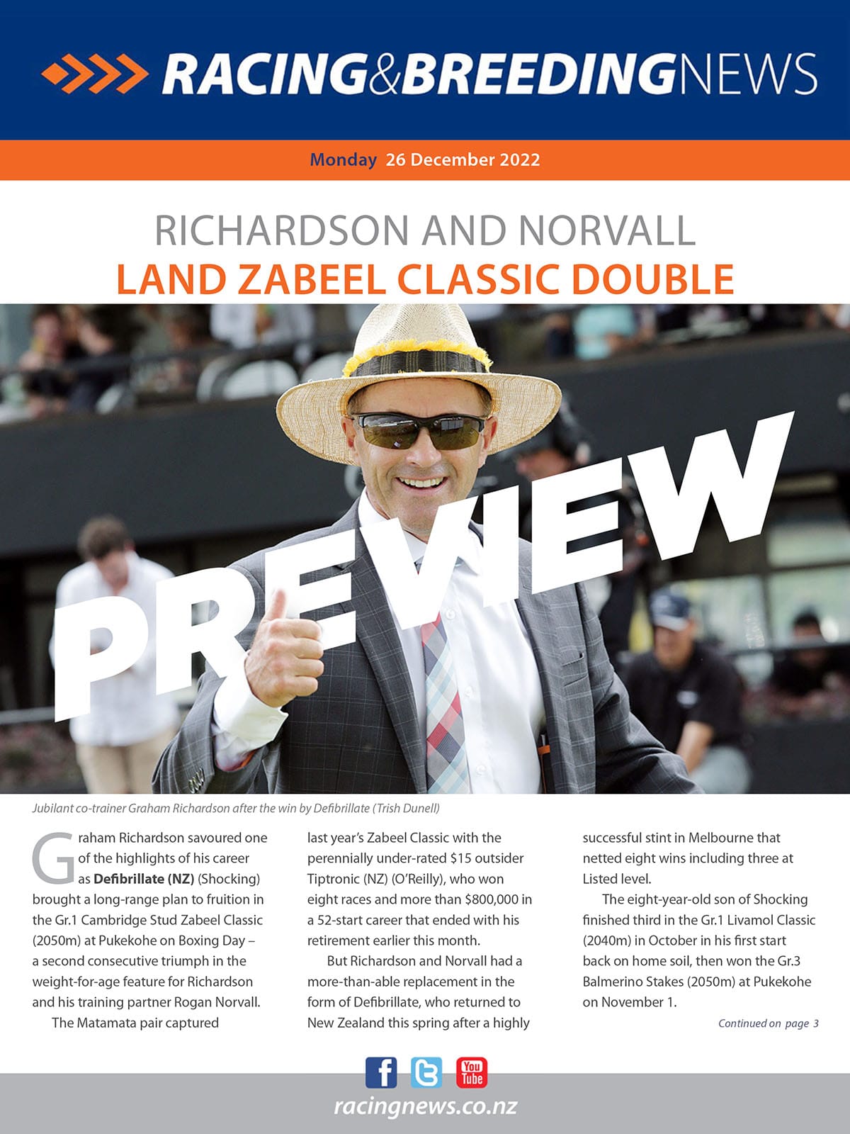 NZ Racing and Breeding News – 26 December 2022