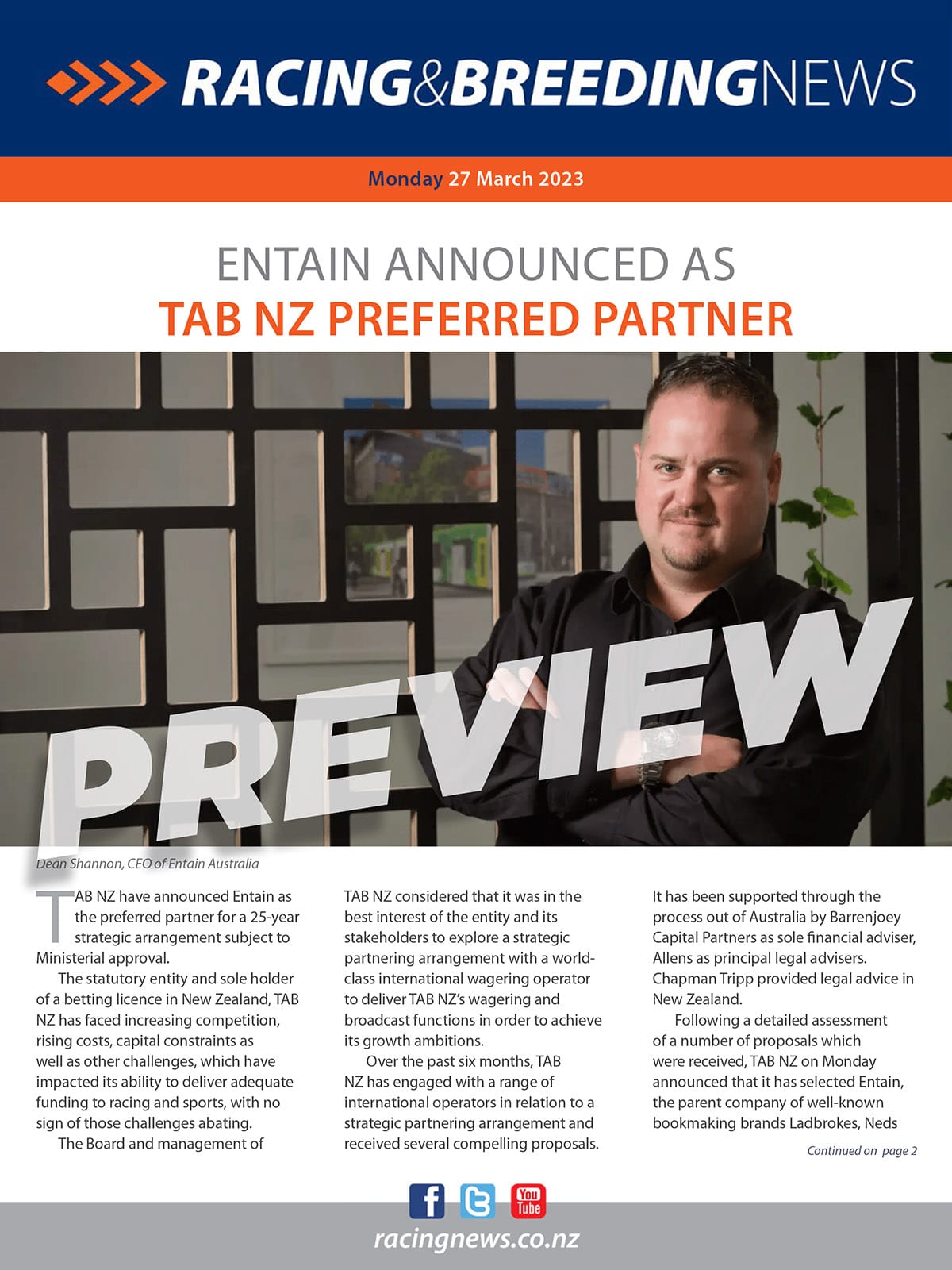 NZ Racing and Breeding News – 27 March 2023