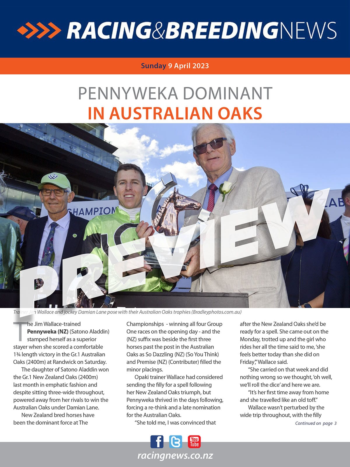 NZ Racing and Breeding News - 09 April 2023