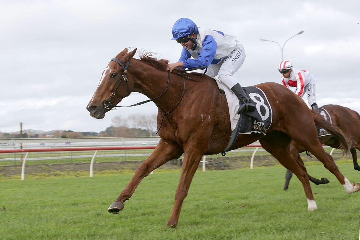 Apprentice salutes aboard veteran performer