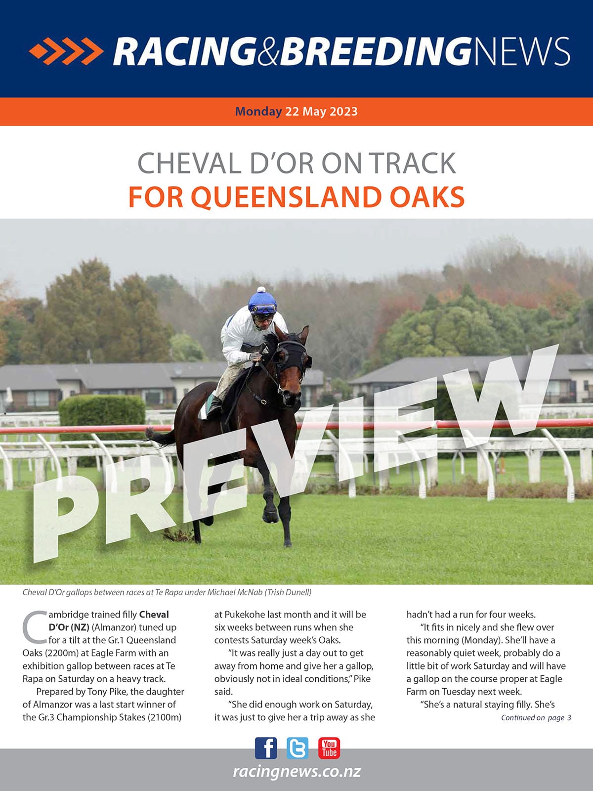 NZ Racing and Breeding News – 22 May 2023