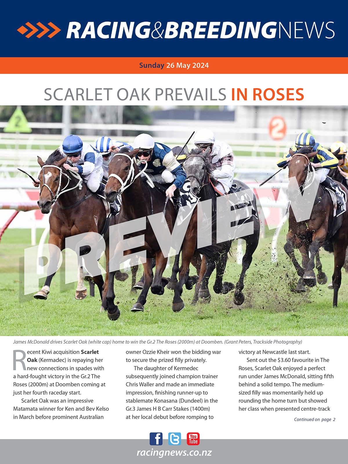 NZ Racing and Breeding News – 26 May 2024