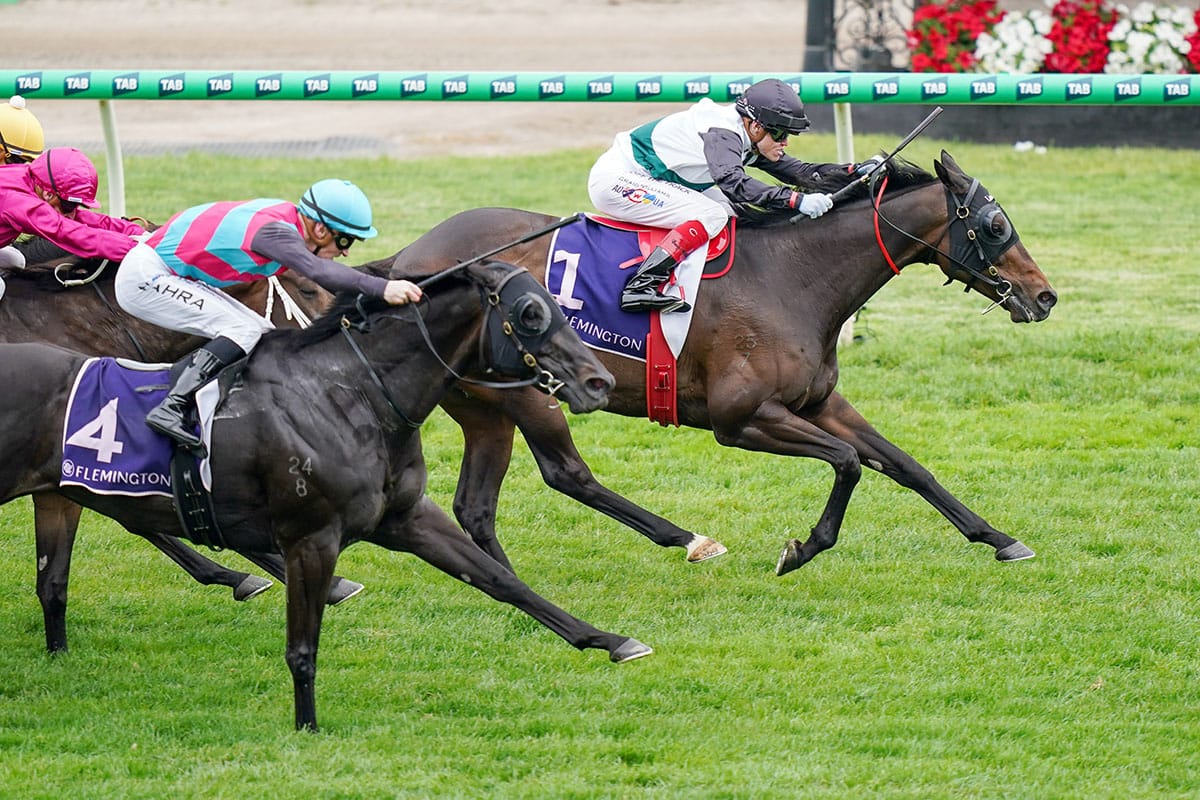 Fourth time lucky for Mr Brightside in Champions Mile