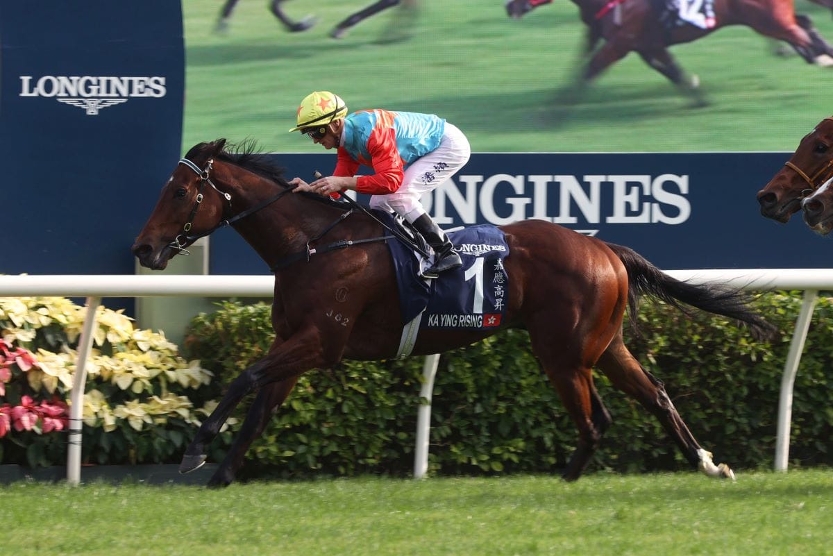 Ka Ying Rising scores first Group One in Hong Kong Sprint