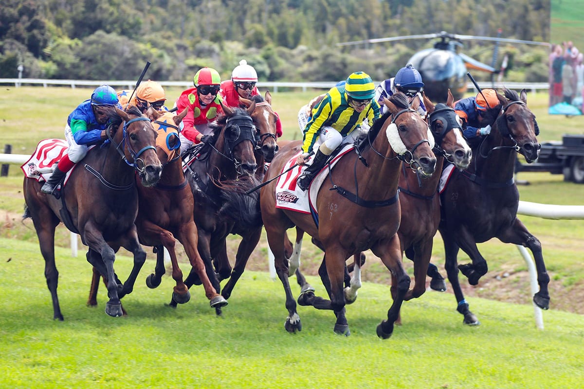 Treybon salutes in Kumara Gold Nuggets