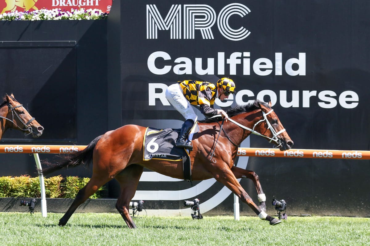 Newmarket fave's straight-track look