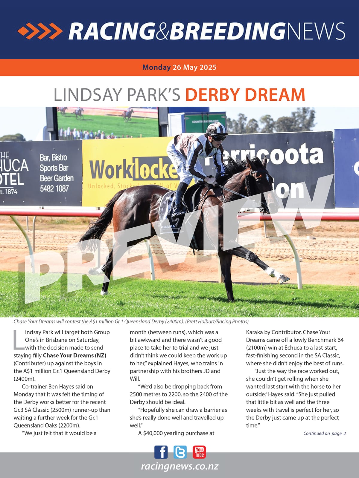 NZ Racing and Breeding News – 26 May 2025