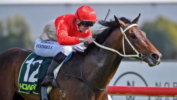 Magic Carpet taking McLeod on a great ride