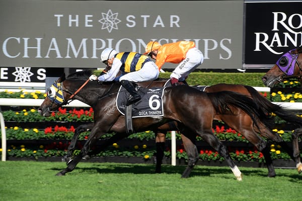 Quick Thinker retired to stud