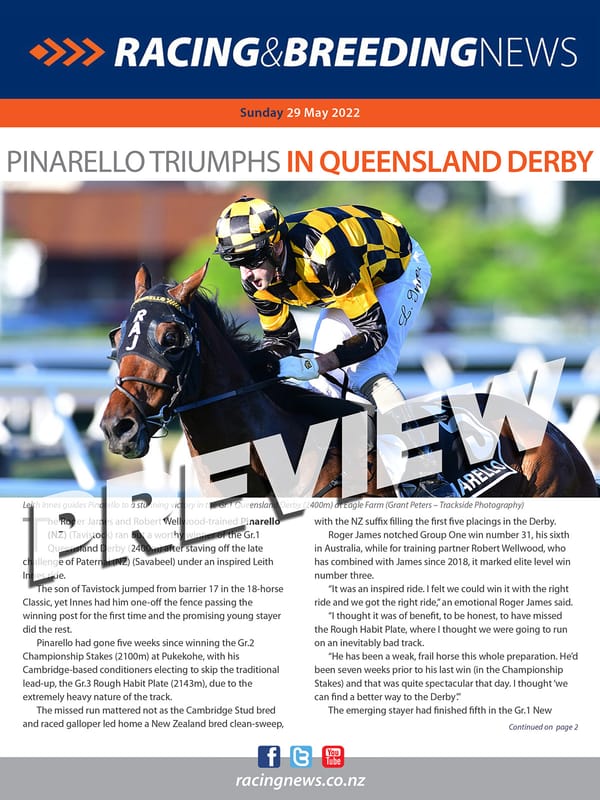 NZ Racing and Breeding News – 29 May 2022