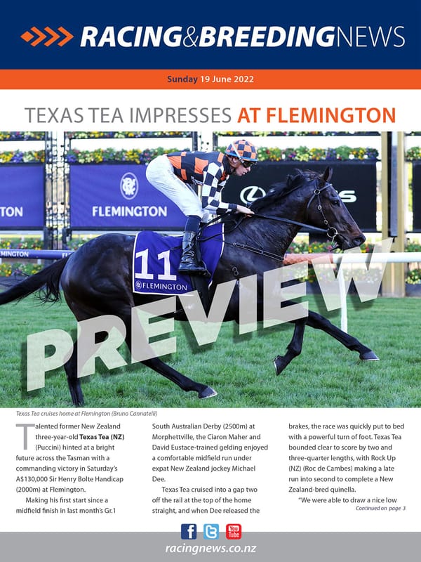 NZ Racing and Breeding News – 19 June 2022