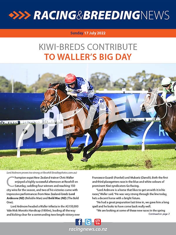 NZ Racing and Breeding News – 17 July 2022