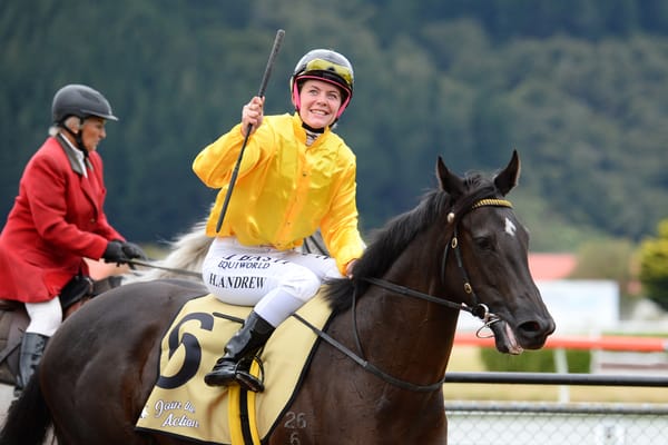 Holly Andrew swapping rifles for reins