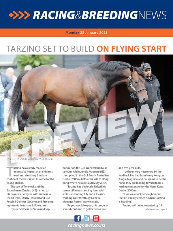 NZ Racing and Breeding News – 23 January 2023