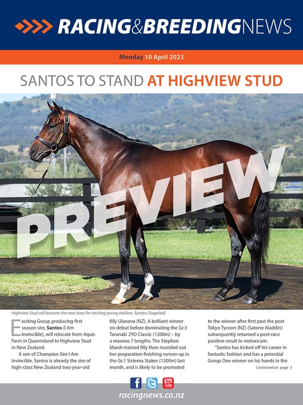 NZ Racing and Breeding News – 10 April 2023