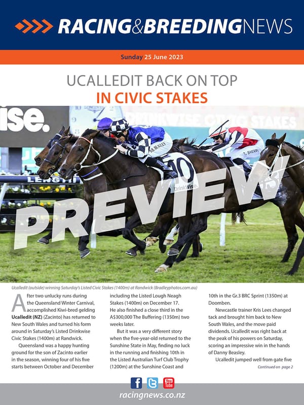 NZ Racing and Breeding News – 25 June 2023