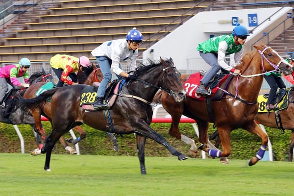 Francis Lui is pleased as Golden Sixty trials at Sha Tin