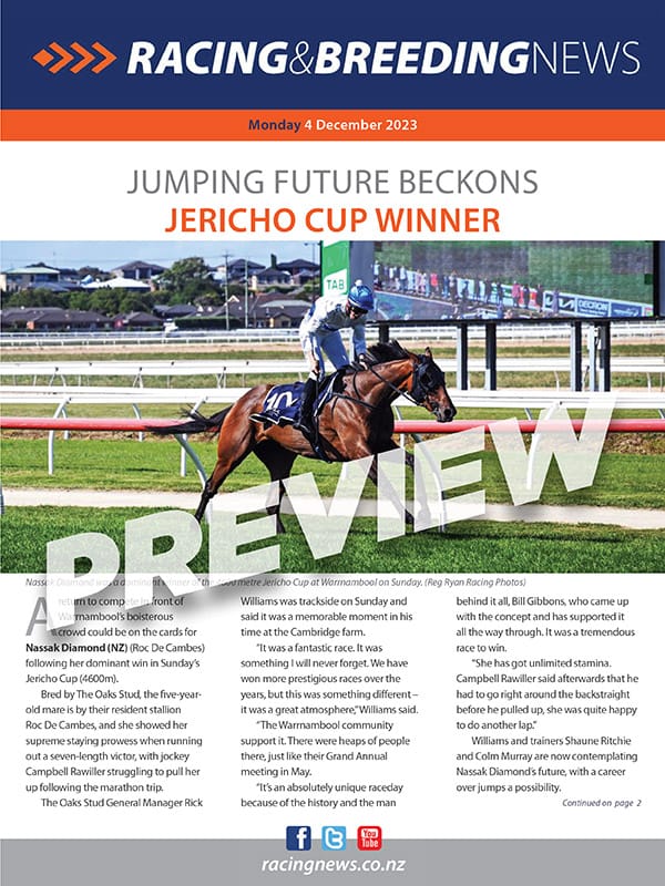 NZ Racing and Breeding News – 04 December 2023