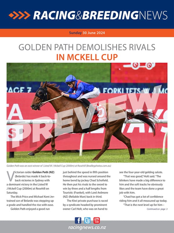 NZ Racing and Breeding News – 30 June 2024